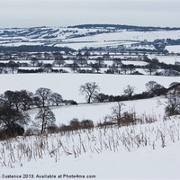Buy canvas prints of Winter Landscape by Graham Custance
