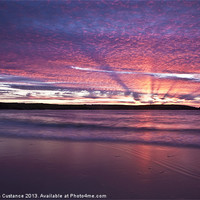 Buy canvas prints of Cornish Sunset by Graham Custance