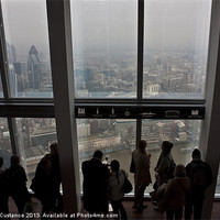 Buy canvas prints of Viewing at The Shard by Graham Custance