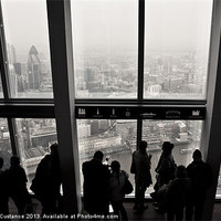 Buy canvas prints of View from The Shard by Graham Custance