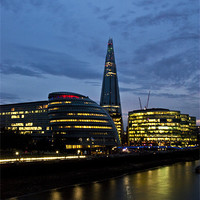 Buy canvas prints of The Shard by Graham Custance