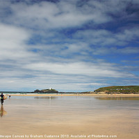 Buy canvas prints of Godrevy, Cornwall by Graham Custance