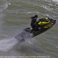Buy canvas prints of Jet Skiing by Graham Custance