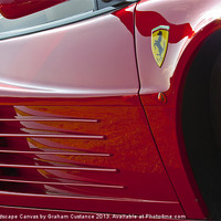 Buy canvas prints of Ferrari by Graham Custance