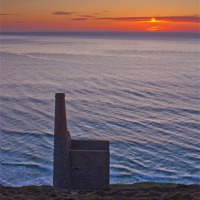 Buy canvas prints of Cornwall Sunset by Graham Custance