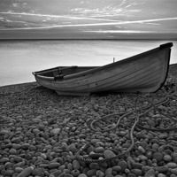 Buy canvas prints of Chesil Beach by Graham Custance