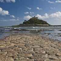 Buy canvas prints of St Michaels Mount, Marazion, Cornwall by Graham Custance