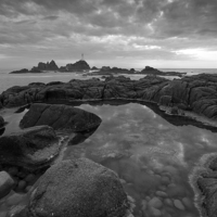 Buy canvas prints of Corbiere Lighthouse, Jersey by Graham Custance