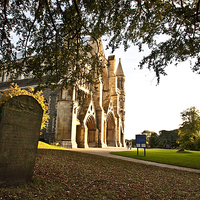 Buy canvas prints of Autumn at the Abbey by Graham Custance