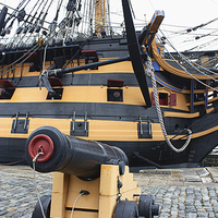 Buy canvas prints of HMS Victory by Graham Custance