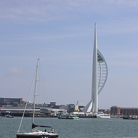 Buy canvas prints of Spinnaker Tower, Portsmouth by Graham Custance
