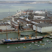 Buy canvas prints of Portsmouth Historic Dockyard by Graham Custance