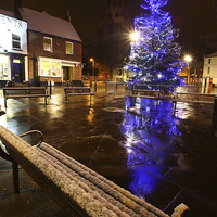 Buy canvas prints of Christmas in Dunstable by Graham Custance