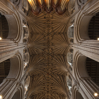 Buy canvas prints of Norwich Cathedral by Graham Custance