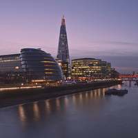 Buy canvas prints of The Shard, London by Graham Custance