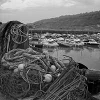 Buy canvas prints of Lyme Regis Harbour by Graham Custance