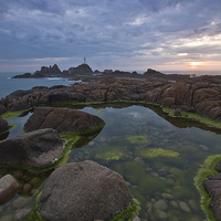 Buy canvas prints of Corbiere Lighthouse Jersey by Graham Custance