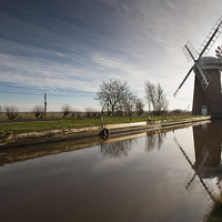 Buy canvas prints of Horsey Mill by Graham Custance
