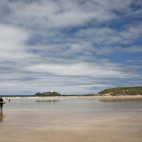 Buy canvas prints of Godrevy Lighthouse by Graham Custance
