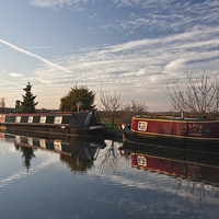 Buy canvas prints of Canal Reflections by Graham Custance