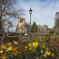 Buy canvas prints of Priory Church, Dunstable by Graham Custance