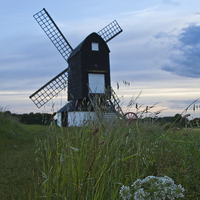 Buy canvas prints of Pitstone Windmill by Graham Custance