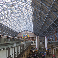 Buy canvas prints of St Pancras International Station by Graham Custance
