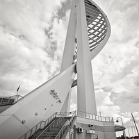 Buy canvas prints of  Spinnaker Tower by Graham Custance
