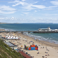 Buy canvas prints of  Bournemouth by Graham Custance