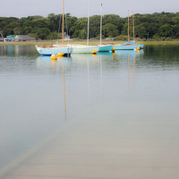 Buy canvas prints of  Yarmouth Reflections by Graham Custance