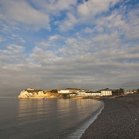 Buy canvas prints of  Freshwater Bay by Graham Custance