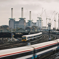 Buy canvas prints of  Battersea Power Station by Graham Custance