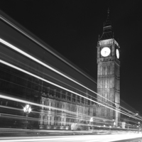 Buy canvas prints of  Big Ben at Night by Graham Custance