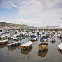 Buy canvas prints of  Lyme Regis Harbour by Graham Custance