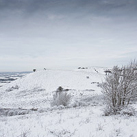 Buy canvas prints of Ivinghoe Beacon in Winter by Graham Custance