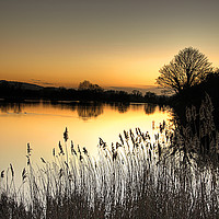 Buy canvas prints of Reservoir Sunset by Graham Custance