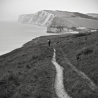 Buy canvas prints of West Wight Walk by Graham Custance