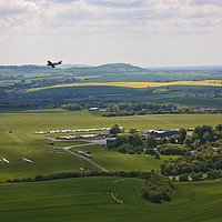 Buy canvas prints of London Gliding Club, Dunstable Downs by Graham Custance