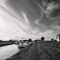Buy canvas prints of Thurne Mill, Norfolk Broads by Graham Custance