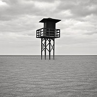 Buy canvas prints of Life Guard Hut by Graham Custance