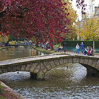 Buy canvas prints of Bourton on the Water by Graham Custance