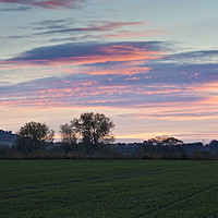 Buy canvas prints of Chilterns Sunset by Graham Custance