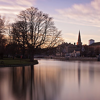 Buy canvas prints of Bedford Reflections by Graham Custance