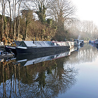 Buy canvas prints of Grand Union Canal by Graham Custance