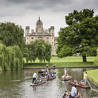 Buy canvas prints of Cambridge Punting by Graham Custance