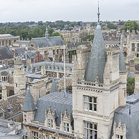 Buy canvas prints of Cambridge Rooftops by Graham Custance