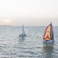 Buy canvas prints of Crossing the Solent by Graham Custance