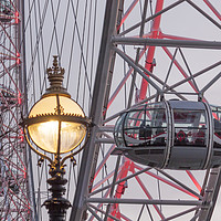 Buy canvas prints of London Eye Pod by Graham Custance