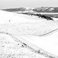 Buy canvas prints of Winter Walk by Graham Custance