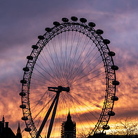 Buy canvas prints of London Eye Skyline by Graham Custance